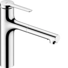Змішувач для кухні Hansgrohe Zesis M33 160 2jet з витяжним зливом, Chrome (74801000)