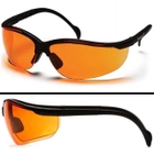 Защитные тактические очки Pyramex баллистические открытые стрелковые очки Venture-2 оранжевые - изображение 1