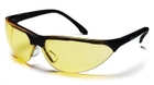 Защитные тактические очки Pyramex баллистические стрелковые очки Rendezvous (amber) желтые - изображение 2