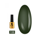 Гель-лак F.O.X. Spectrum Gel Vinyl 106 темний болотно-зелений 7 мл