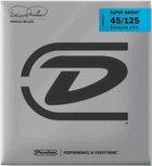 Струни для бас-гітари DUNLOP DBMMS45125 MARCUS MILLER SUPER BRIGHT BASS STRINGS 5-STRING (45-125)