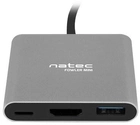 USB-C хаб NATEC Fowler Mini HDMI+USB Type-A+USB Type-C (NMP-1607) - зображення 3