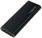 Зовнішня кишеня Logilink для SSD 2.5" SATA USB Type-C 3.1 Black - зображення 1
