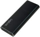 Zewnętrzna kieszeń Logilink na dysk SSD 2,5" SATA USB Type-C 3.1, czarna - obraz 2