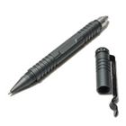 Тактична Ручка Tactical Pen "Сompressed spring" з Склорізом Чорна - зображення 2