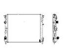 Радіатор охолодження двигуна Kangoo/Logan 1.5dCi 03- (480x415x34) ASAM (73564)
