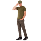 Летняя футболка мужская тактическая компрессионная Jian 9193 размер M (46-48) Оливковая (Olive) - изображение 5