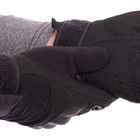 Перчатки мужские тактические с костяшками и закрытыми пальцами 4623 M Черный - изображение 5
