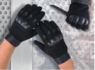 Перчатки мужские тактические с костяшками и закрытыми пальцами 4623 XXL Черный - изображение 9