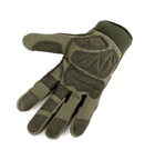 Перчатки тактические сенсорные (ЗПТ-501-22) Зеленый, L - изображение 6