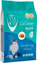 Наполнитель для кошачьего туалета Van Cat Super Premium Quality Marseille Soap Бентонитовый комкующий 10 кг (12 л) (8699245857832)