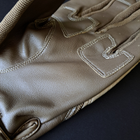 Тактичні рукавички із закритими пальцями Рукавички для військових TACTICAL Поліестер Кожзам Хакі (BC-8795) L - зображення 8