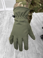 Зимние перчатки Softshell олива L - изображение 1