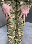 Брюки тактические Yakeda Combat, Мультикам, размер XL, с пазами под наколенники, военные брюки - изображение 7