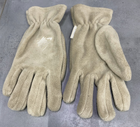 Рукавички зимові флісові Wolftrap пальцеві, колір Койот, тактичні зимові рукавички L - зображення 2