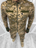 Тактичний костюм софтшел начіс зима Піксель L - зображення 9