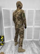 Тактичний костюм софтшел начіс зима Піксель L - зображення 10