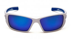 Захисні тактичні окуляри Pyramex стрілецькі відкриті окуляри Velar White (ice blue mirror) сині дзеркальні (2ВЕЛАР-Б90) - зображення 3