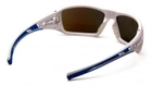 Захисні тактичні окуляри Pyramex стрілецькі відкриті окуляри Velar White (ice blue mirror) сині дзеркальні (2ВЕЛАР-Б90) - зображення 5