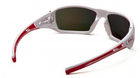Защитные тактические очки Pyramex стрелковые открытые очки Velar White (sky red mirror) красные зеркальные (2ВЕЛАР-Б91) - изображение 5
