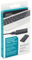 Зовнішня кишеня Digitus для SSD mSATA microUSB 3.0 Black (DA-71112) - зображення 5