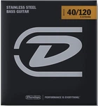 Струны для бас-гитары DUNLOP DBS40120 STAINLESS STEEL LIGHT 5-STRING 40-120