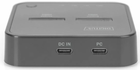 Док-станція Digitus Dual для M.2 NVMe SSD USB Type-C 3.2 Black (DA-71545) - зображення 4