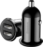 Зарядное устройство Baseus (CCALLP-01) в автомобиль Dual USB 4.8A чёрный (752001)