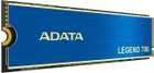 ADATA LEGEND 700 512 GB M.2 2280 PCIe Gen3x4 3D NAND (ALEG-700-512GCS) - obraz 2