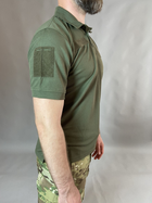 Тактичне Поло Хакі футболка з коротким рукавом 46 - изображение 3