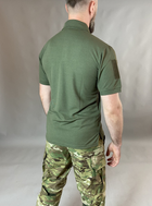 Тактичне Поло Хакі футболка з коротким рукавом 46 - изображение 5