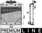 Радіатор масла АКПП F10/F07/F11/F06/F12/F13/F01/02/03/04 (Premium Line! OE) MAHLE (CLC102000P)