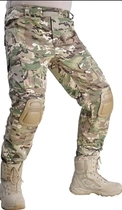 Тактичний військова форма, костюм Military Army Multicam, Штани із захистом колін M мультикам - зображення 4