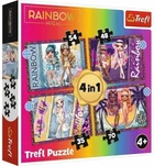 Пазлы 4в1 Модные куклы MGA LOL Сюрприз Trefl (34614)