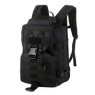Тактичний рюкзак на 40л (48х30х23см), M09, Чорний - зображення 4