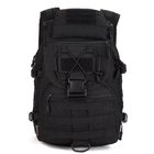 Тактический рюкзак на 40л (48х30х23см), M09, Черный - изображение 5