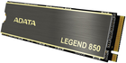 ADATA LEGEND 850 512 GB M.2 2280 PCIe Gen4x4 3D NAND (ALEG-850-512GCS) - obraz 3