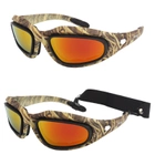 Тактичні захисні окуляри з поляризацією Daisy c5 Хакі + 4 комплекти лінз - зображення 3