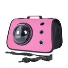 Переноска сумка для котів та собак з ілюмінатором CosmoPet CP-31 Pink