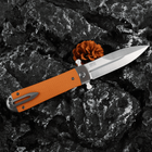 Нож Adimanti Samson by Ganzo (Brutalica design) коричневый - изображение 7