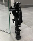 Стрілецькі сошки KONUS BIPOD, гумові насадки на ніжки, висота 15-22 см на планку Weaver/Picatinny - изображение 5