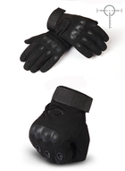Тактичні Рукавиці Tactical Gloves PRO закриті рукавички чорні розмір XXL - зображення 8
