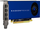 AMD PCI-Ex Radeon Pro WX 3200 4GB GDDR5 (128bit) (4 x miniDisplayPort) (100-506095) - зображення 4