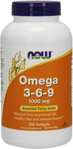 Suplement diety Now Foods Omega 3-6-9 1000 mg 250 k (733739018373)