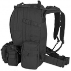 Тактический рюкзак Int мужской 55 л + 3 подсумка чёрный М-34505 - изображение 3
