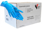 Перчатки нитриловые Hoff Medical S 1000 шт Голубые (op_omp010005_S_10) - изображение 2