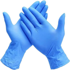 Перчатки нитриловые Hoff Medical XL 500 пар Голубые (op_omp010005_XL_10) - изображение 3