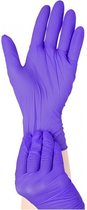Рукавички нітрилові Hoff Medical S 1000 шт Фіолетові (op_omp010006_10_S) - зображення 2
