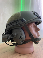 Тактичні навушники Noise Reduction Tactical Headset Олива - изображение 1