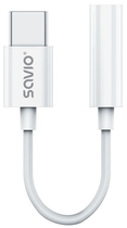 Adapter Savio USB-C - Mini-Jack 3.5 mm (SAVIO AK-51) - obraz 1